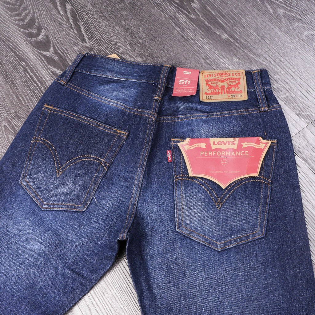 (LEVIS) Quần jeans, jeans ống suông, jeans đơn giản, jeans trơn, jeans levis NAM_(HÀNG CHÍNH HÃNG)