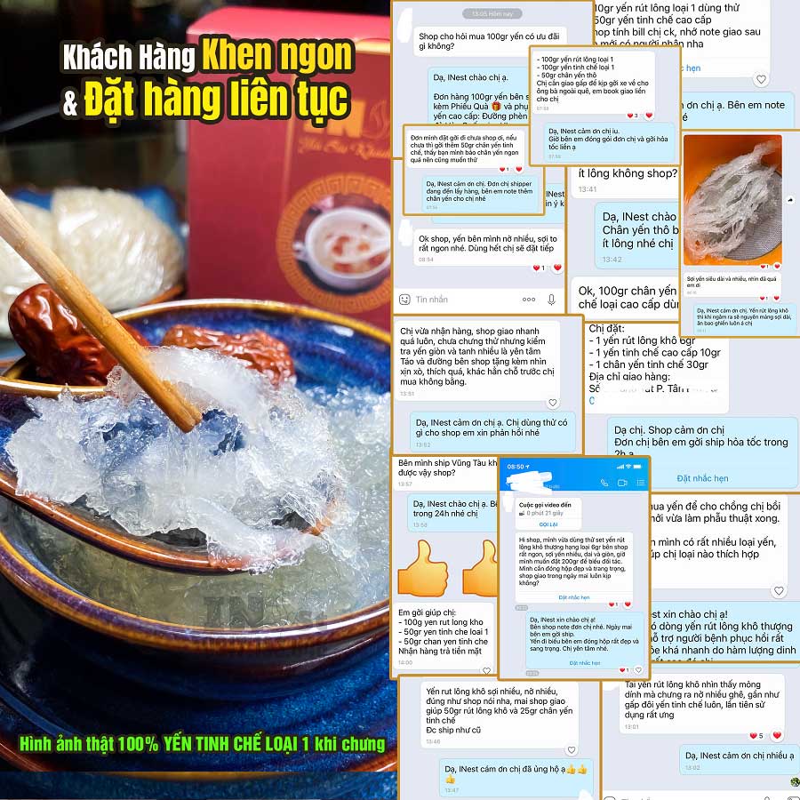30g Tổ Yến Tinh Chế Sợi Dài Loại 1 Yến Tinh Chế Nguyên Chất Cao Cấp Khánh Hòa INest