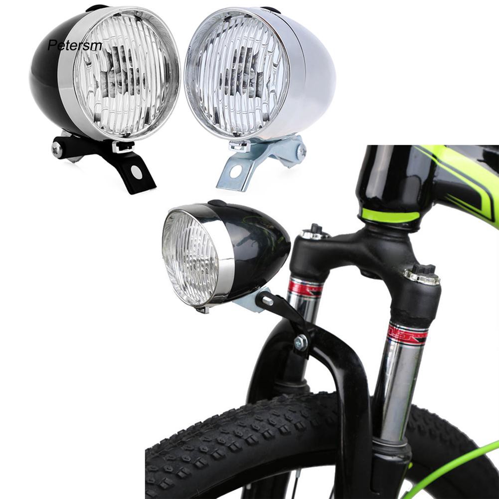 Đèn pha xe đạp leo núi 2 chế độ kèm 2 giá đỡ và 2 vít cố định