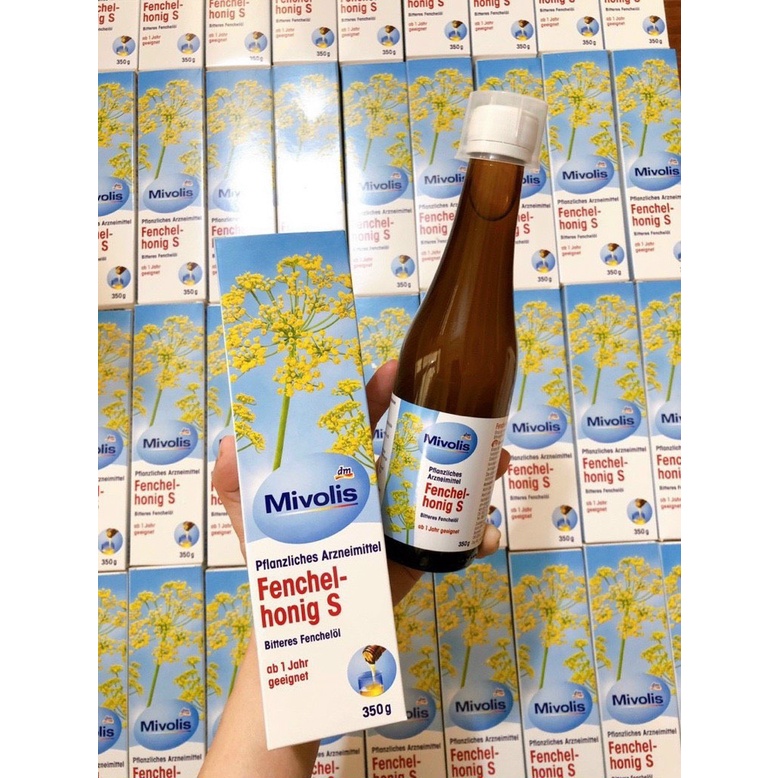 MẬT ONG MIVOLIS FENCHEL-HONIG S 350g