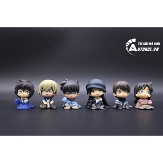 MÔ HÌNH NHÂN VẬT TRUYỆN TRANH CONAN SET 6 CON 5CM 6553