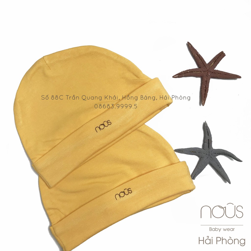 Set 2 Mũ Petit Vàng Nous