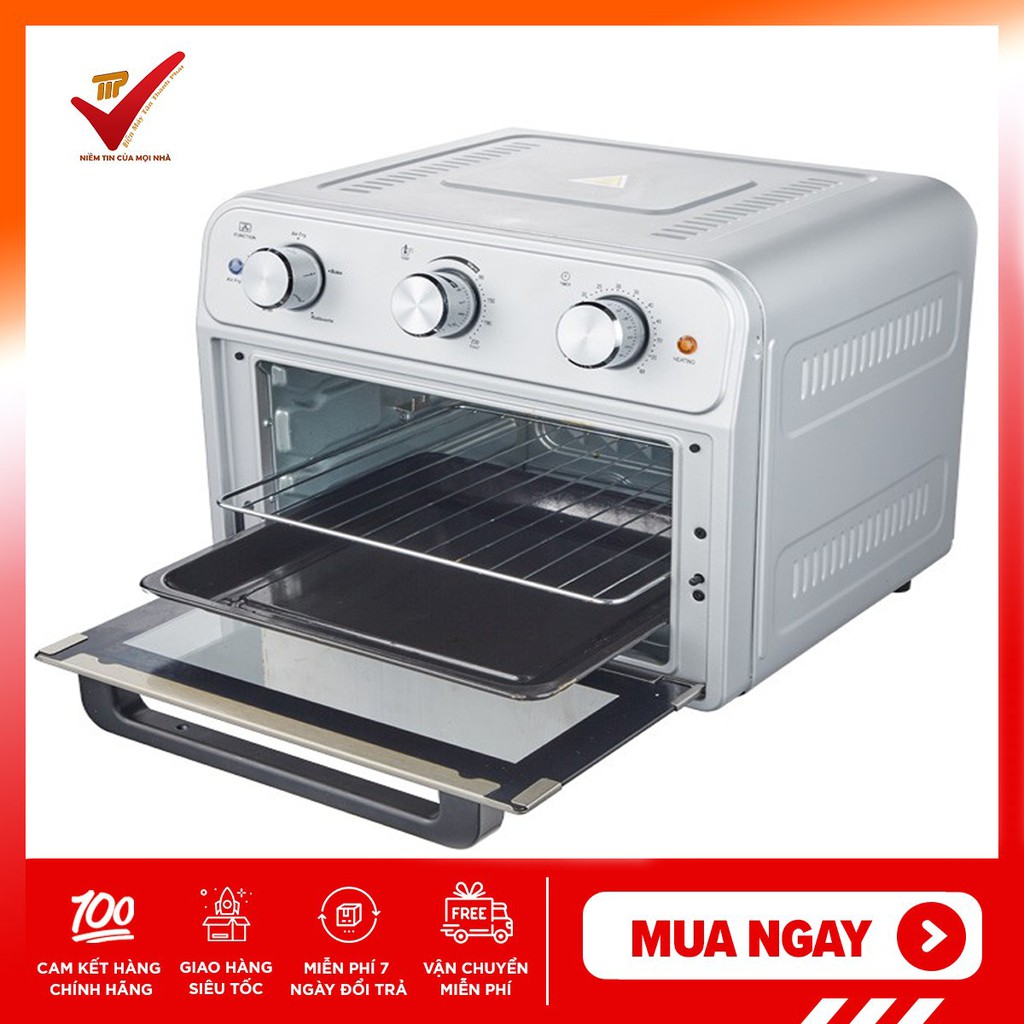 [Mã ELHADEV giảm 4% đơn 300K] CHÍNH HÃNG Lò chiên không dầu Tiross TS-9605 1800W 21 lít