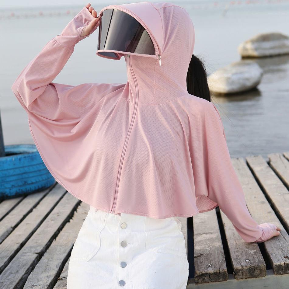 Áo Khoác Cardigan Chống Tia Cực Tím Tay Dài Vải Lụa Lạnh Siêu Mỏng Thời Trang Mùa Hè 2022 Cho Nữ | BigBuy360 - bigbuy360.vn