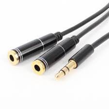🚀Cáp Chia Audio Tai Nghe 🚀1 Ra 2 Chuẩn 3.5 mm    Hàng Xịn  Đầu Bọc Nhôm Bảo Hành 6 Tháng