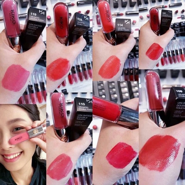 Son Kem Kiko 2 Đầu Unlimited Double Touch