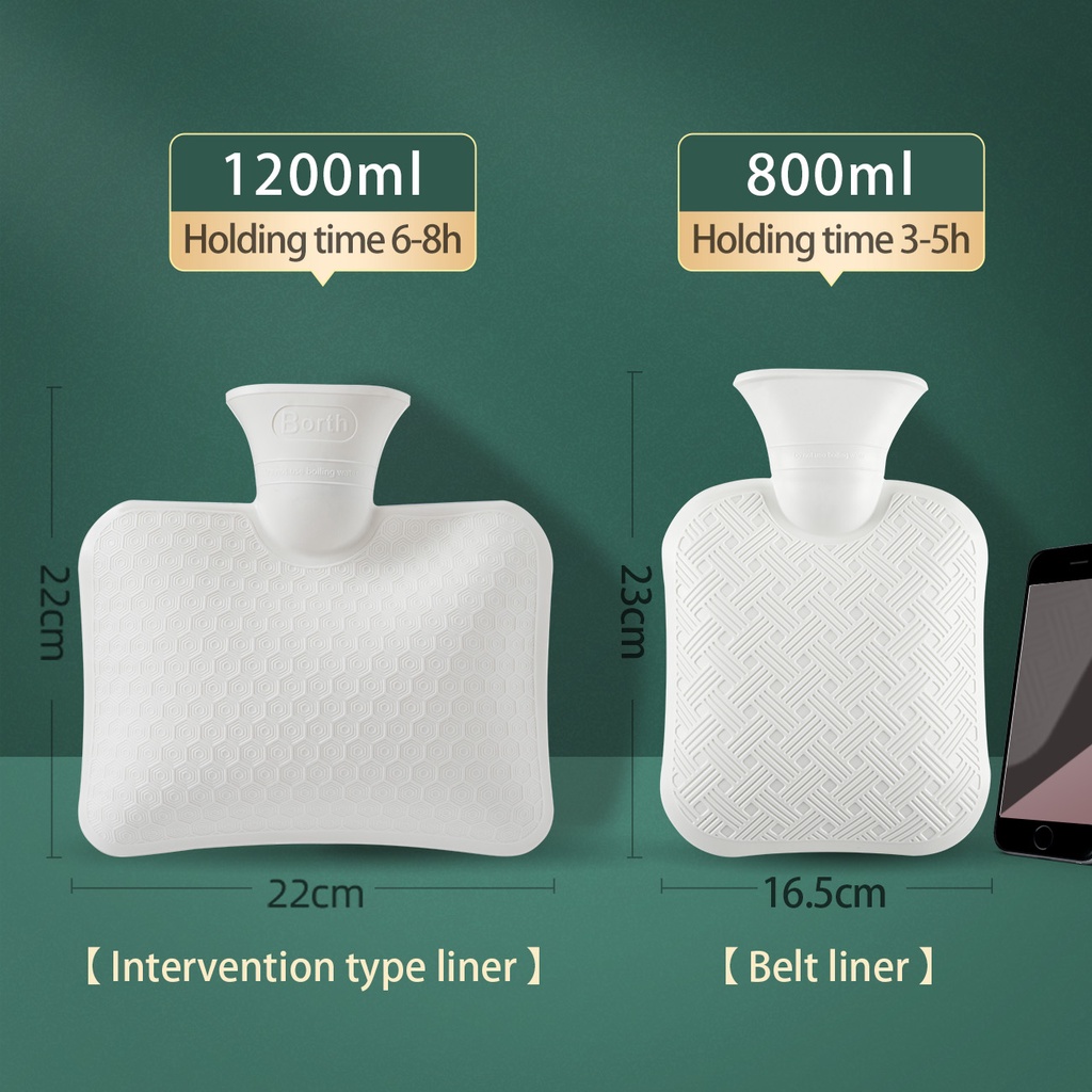 Đai đeo bụng chườm nóng lâu dài JUJIAJIA chất liệu nhung dày dặn