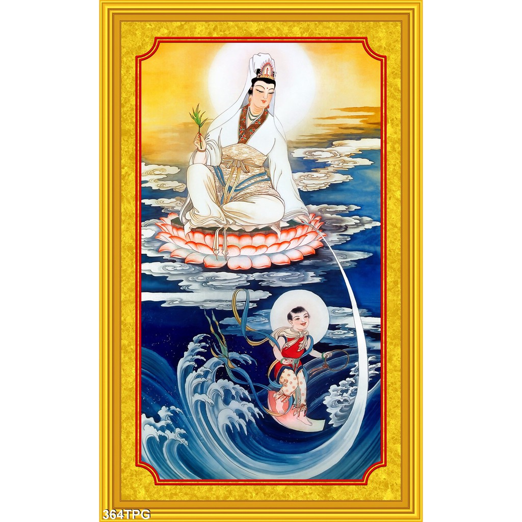 TRANH DÁN TƯỜNG HÌNH PHẬT, TRANH DÁN PHÒNG THỜ, TRANH QUAN ÂM, TRANH THỜ PHẬT