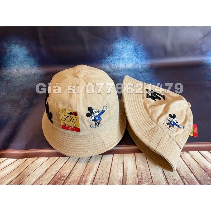 Mũ bo tai bèo bucket 6 múi mikey thời trang
