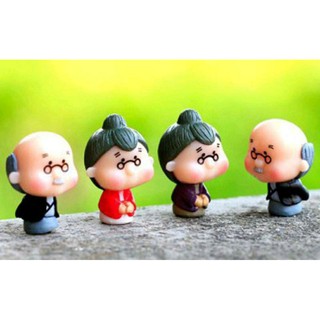 Cặp đôi ông bà già nhật mini