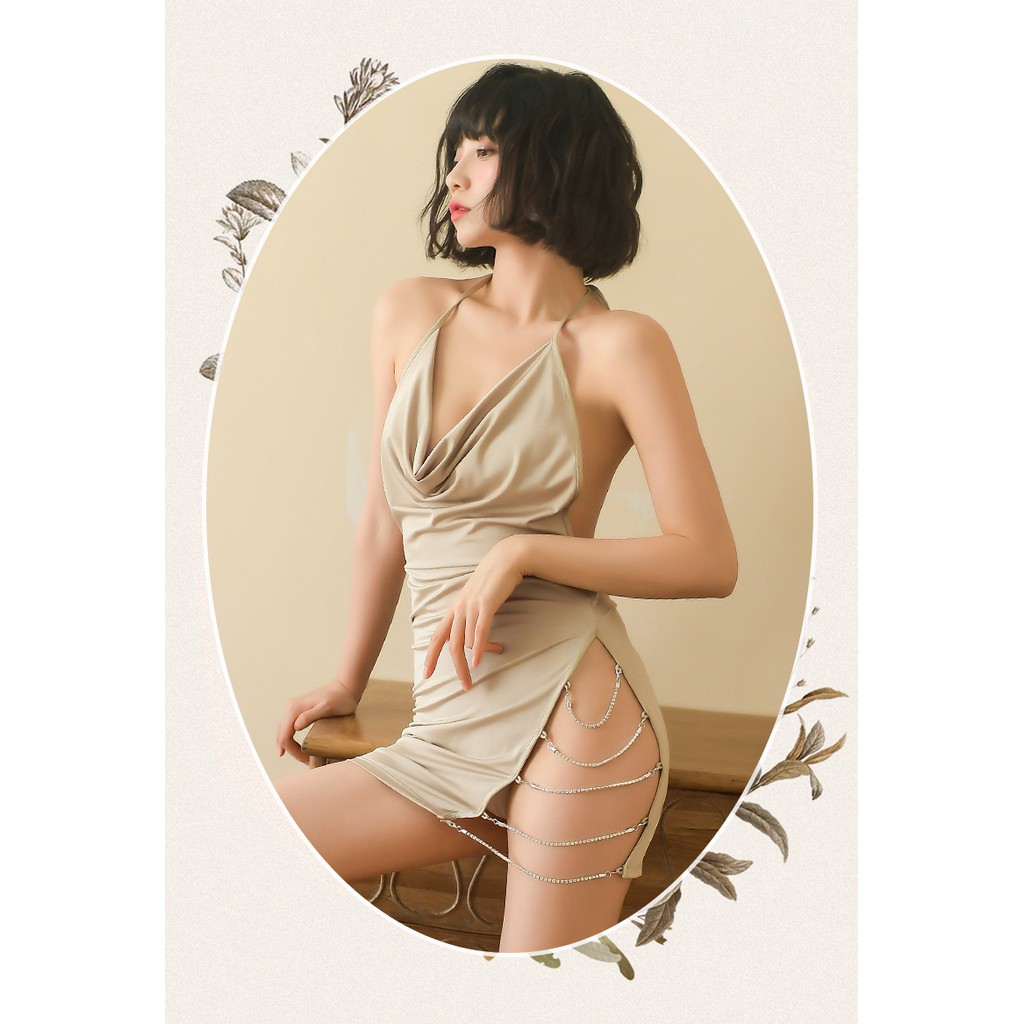 Váy ngủ xẻ hông cực gợi cảm Sherry Store S035 | BigBuy360 - bigbuy360.vn