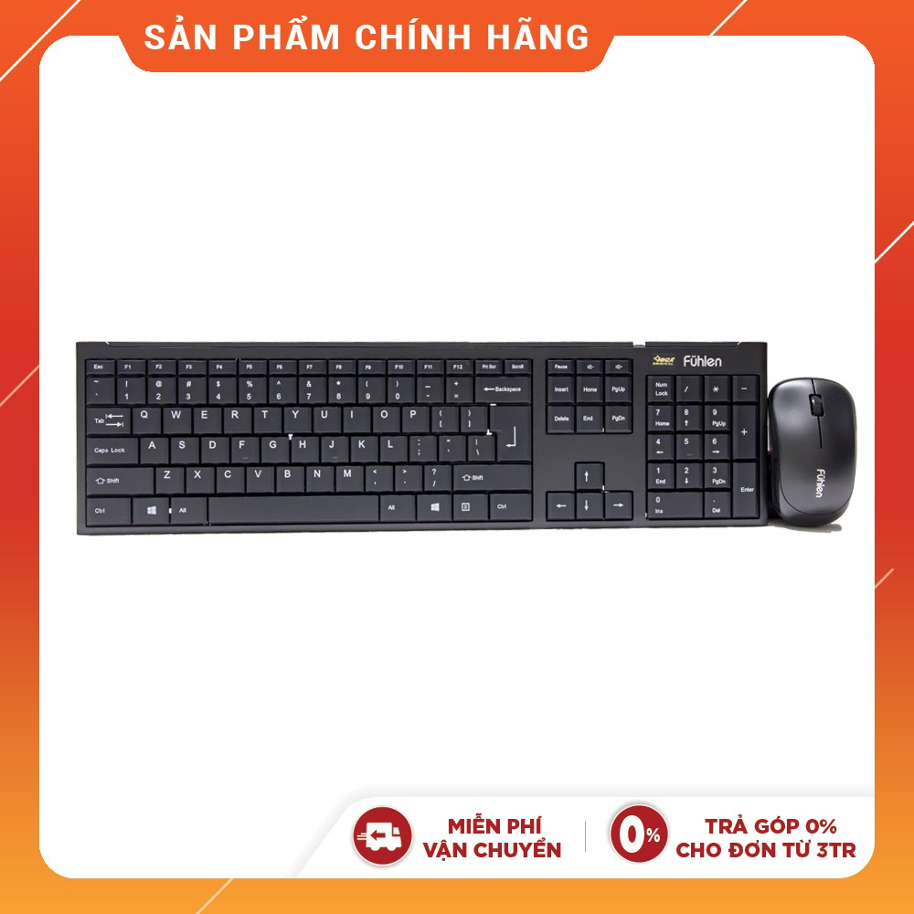 Bộ bàn phím chuột không dây Fuhlen A120G | BigBuy360 - bigbuy360.vn