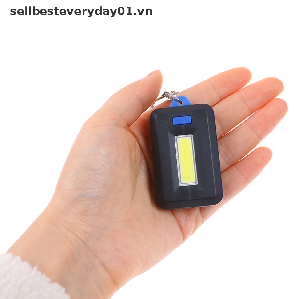Đèn pin LED COB mini có móc khóa di động dành cho hoạt động ngoài trời