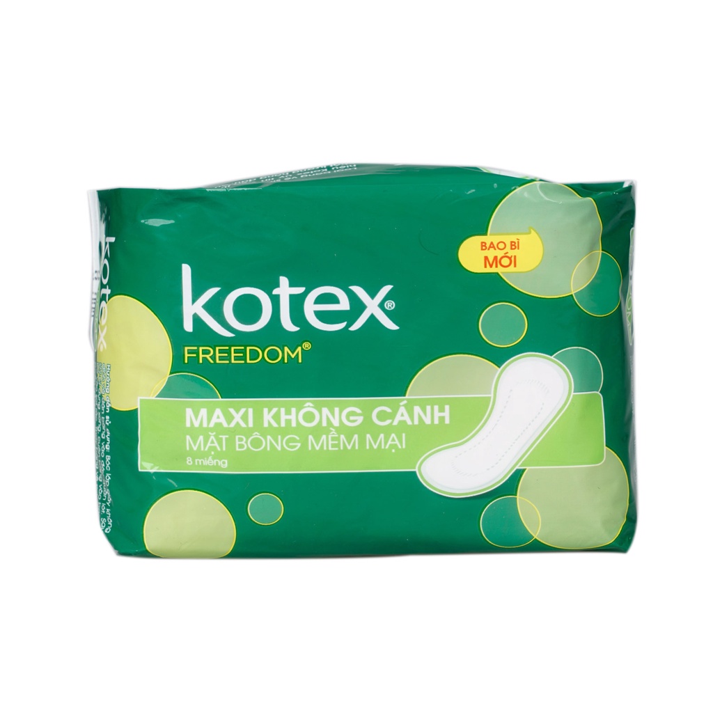 Băng vệ sinh Kotex Freedom Maxi 8 miếng