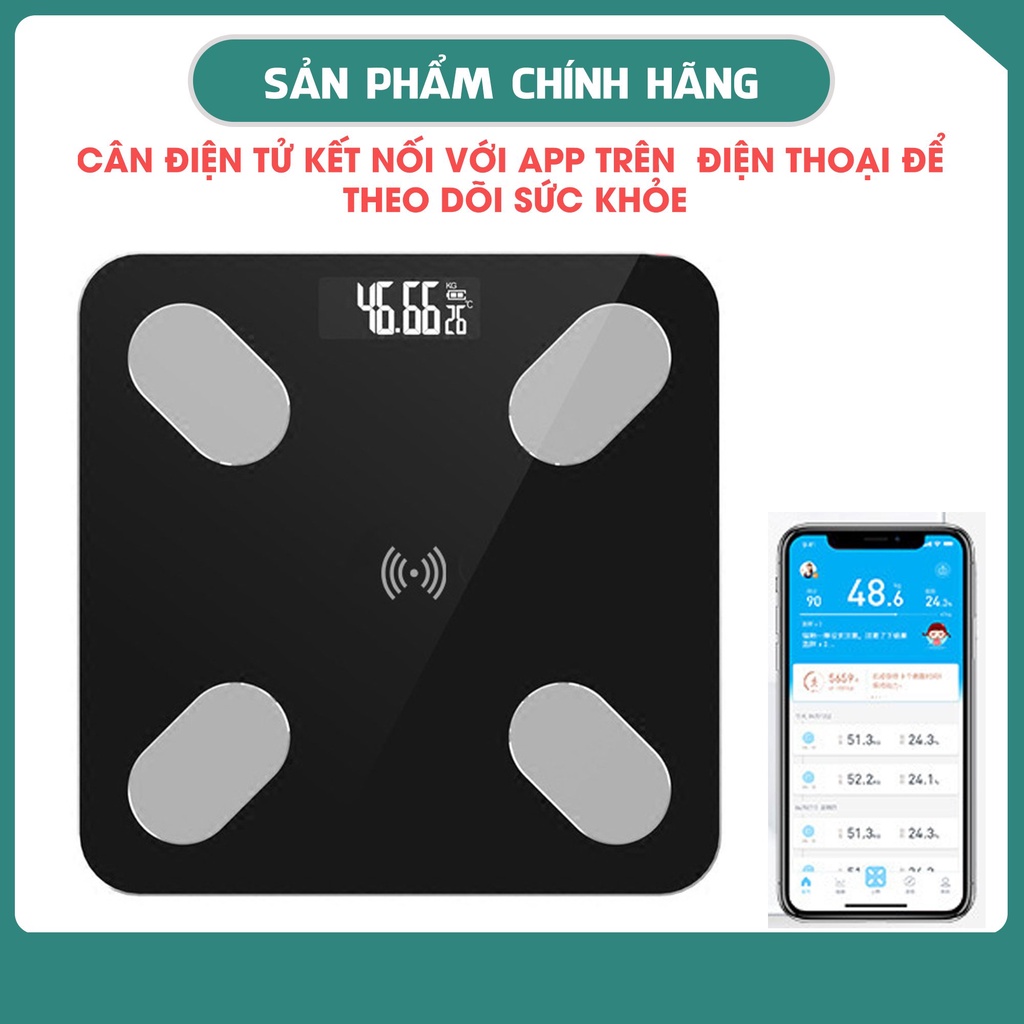 Cân điện tử sức khỏe Cân gia đình mini tiện lợi, bền đẹp, độ chính xác cao.Bảo hành 12 tháng lỗi 1 đổi 1