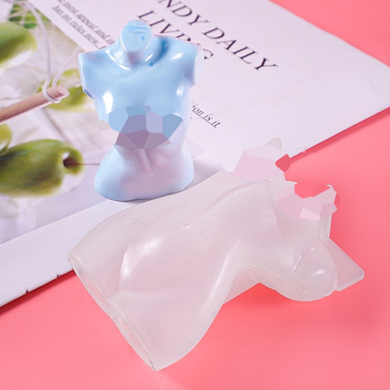 Khuôn silicon làm nến tạo hình cơ thể người nghệ thuật