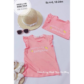 Áo phông hồng mummy HM H&M _hàng chính hãng Anh