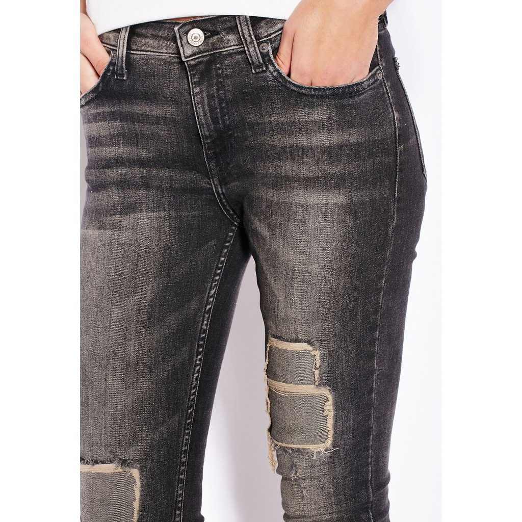 Quần jeans Mango dáng skinny crop nguyên mác/tag size 32