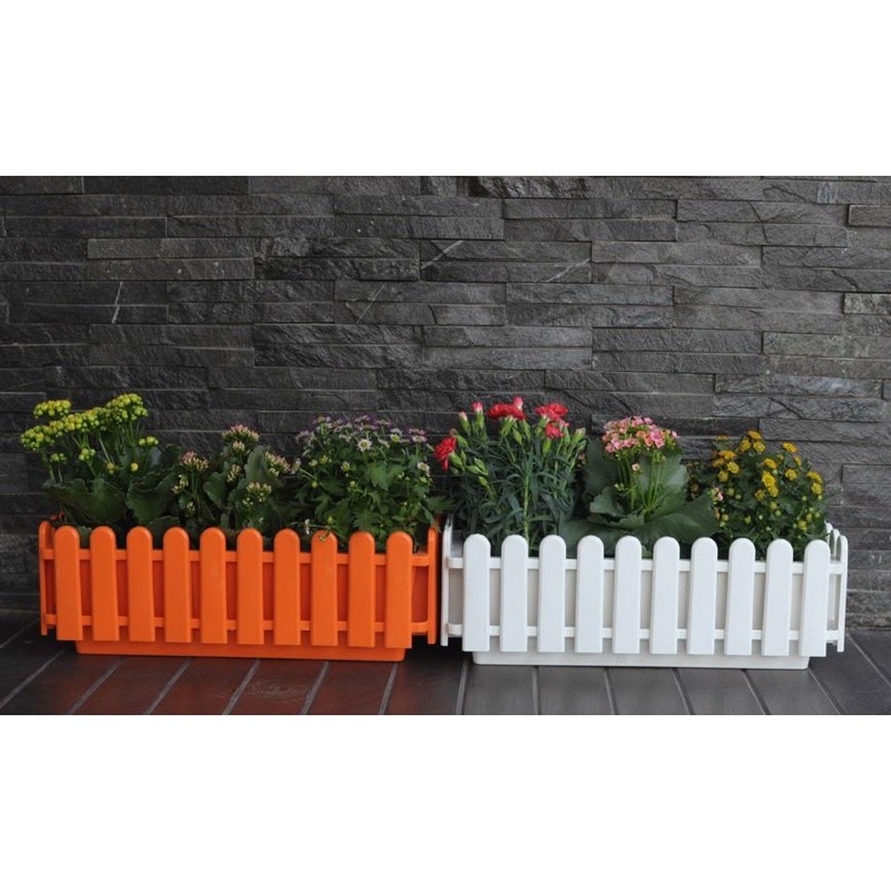 Chậu máng nhựa composite(45x20x15) VIệt Nam! hình hàng rào