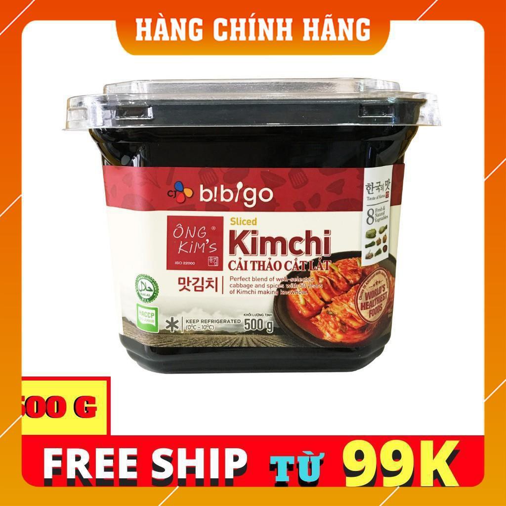 KIM CHI CẢI THẢO CẮT LÁT BIBIGO 500G