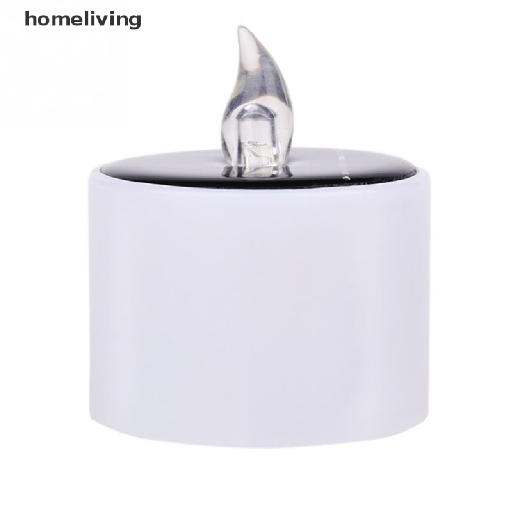 Đèn LED Năng Lượng Mặt Trời Hình Nến Màu Vàng