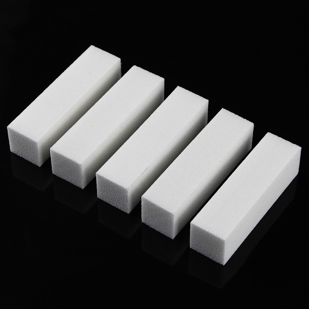 Monja 10Pcs Nail Art Buffing Sanding Files Shine Buffer Block UV Gel Polish Remove Manicure Too