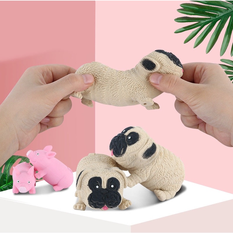 Đồ Chơi Con chó Cún yêu BẰNG NHỰA DẺO XẢ STRESS, giảm căng thẳng, đồ chơi trẻ em giải nén