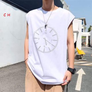 Áo tank top in đồng hồ _CH