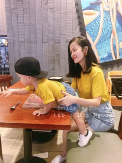 Set đồ cặp áo thun mẹ và bé