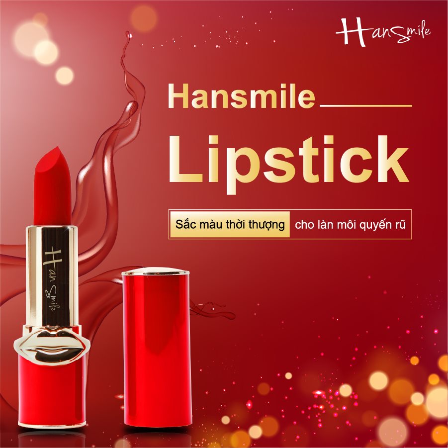 Son Thỏi Lì Lâu Trôi Hansmile Mystick Lipstick 3,5g Chất Son Cao Cấp Mịn Như Nhung