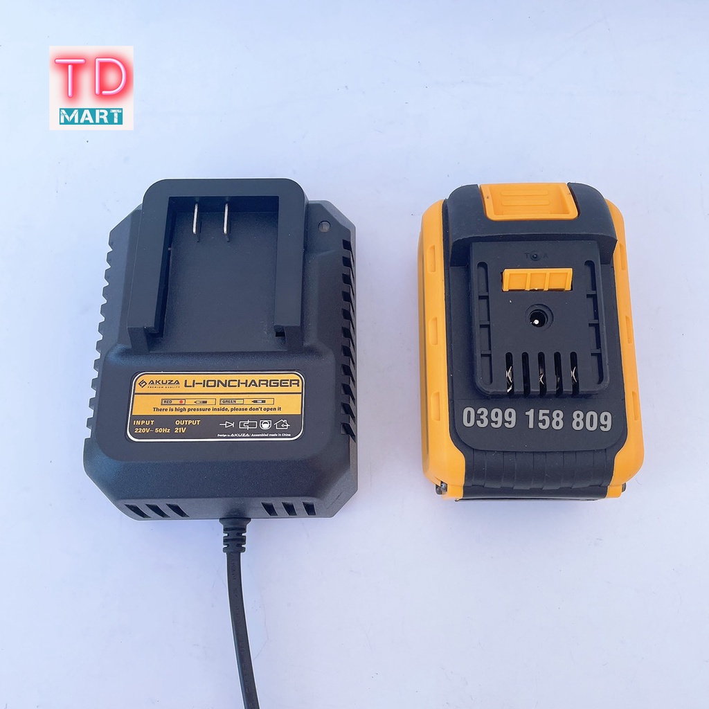 Máy Siết Bulong Dùng pin 21V Akuza AK350 Không Chổi Than [ Chính Hãng ]