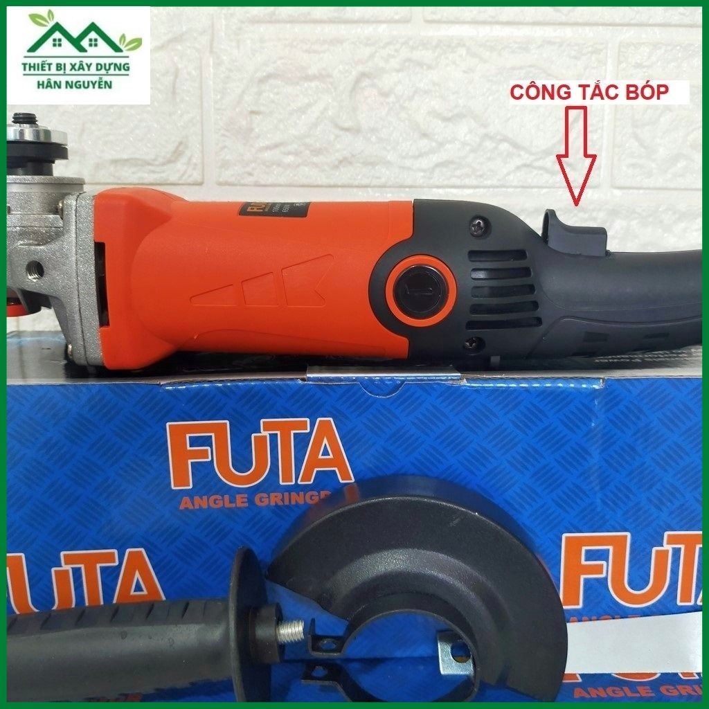 Máy cắt cầm tay Futa,công tắc bóp,lưỡi cắt 100mm chuyên cắt sắt,cắt nhôm,cắt gạch,mài góc,cắt đá hoa cương