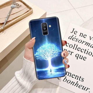 Ốp lưng Samsung A20S Silicon dẻo hình Trăng Xanh