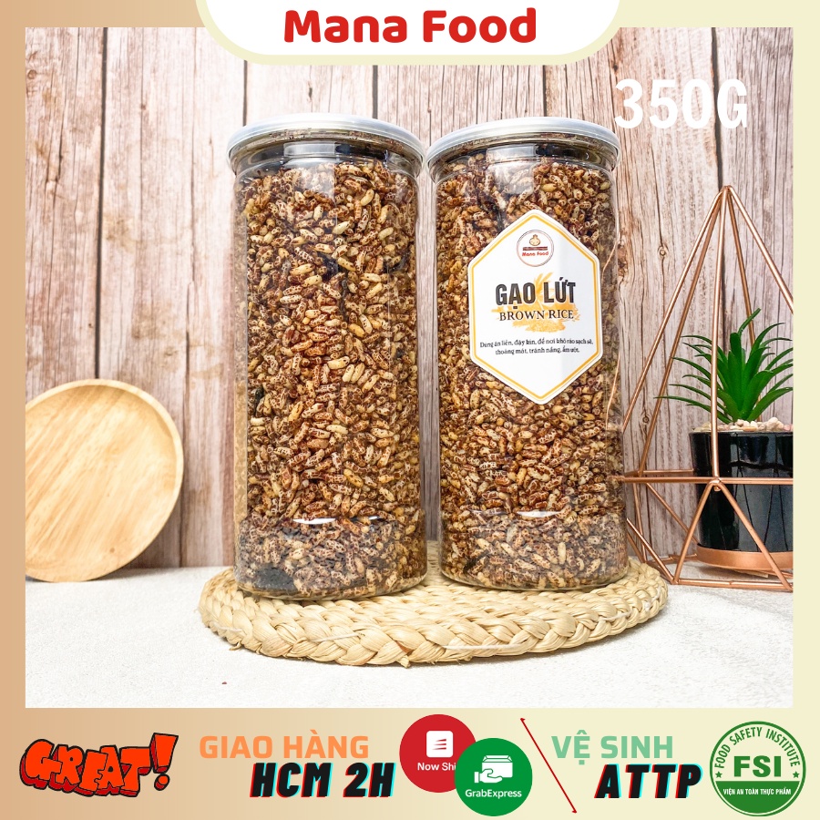 350G Gạo Lức Sấy Rong Biển Mana Food | gạo lứt, gạo lứt cao cấp