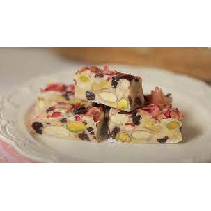 [HOT] Nougat  sữa hoa hồng - kẹo hạnh phúc - siêu hạt, mứt, ít ngọt, healthy