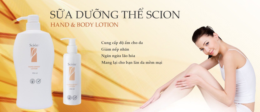 S ỮA DƯỠNG THỂ SCION HAND & BODY LOTION nhập khẩu Mỹ chính hãng