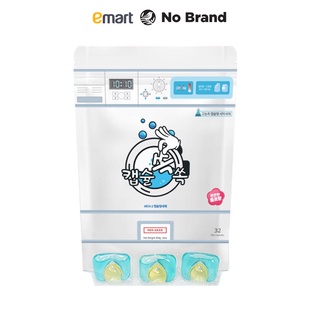 Túi viên giặt xả hàn quốc 2 trong 1 32 viên no brand - emart vn