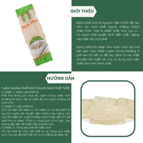 Bánh Phở Khô Việt San 300 gram | BigBuy360 - bigbuy360.vn