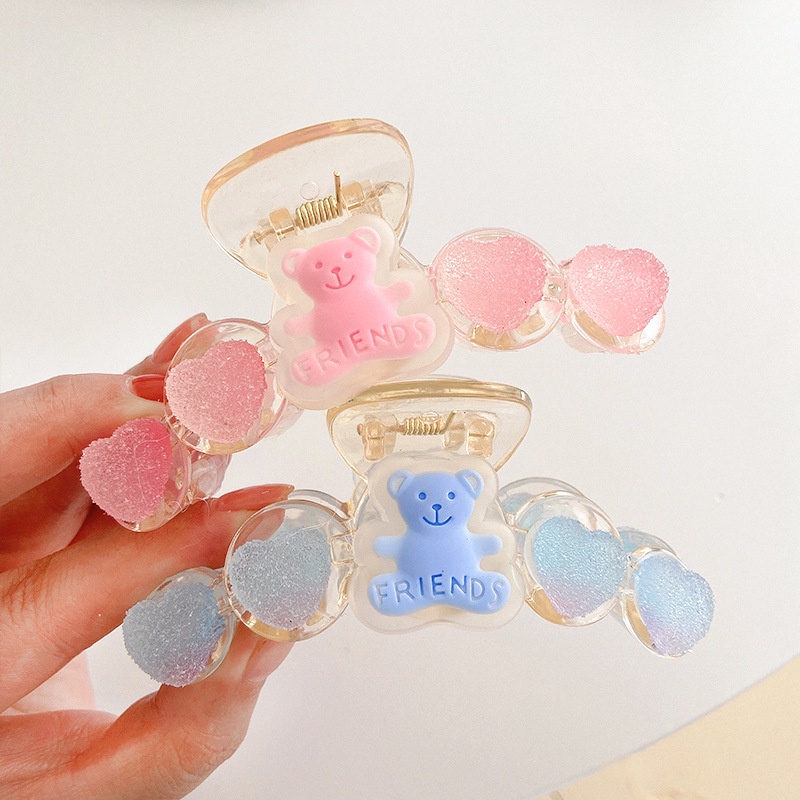 Kẹp Tóc Hình Gấu Gummy Thời Trang Hàn Quốc Dễ Thương Cho Nữ
