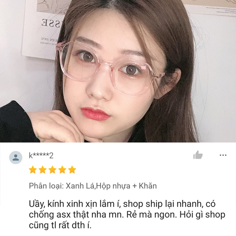 Mắt kính chống ánh sáng xanh nam nữ 2503