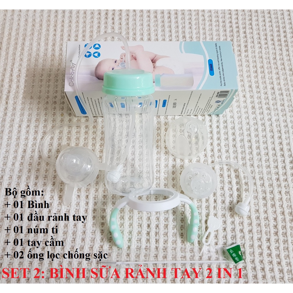 BÌNH SỮA RẢNH TAY COLOBYBY 300ML