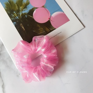 Dây buộc tóc Scrunchies hologram