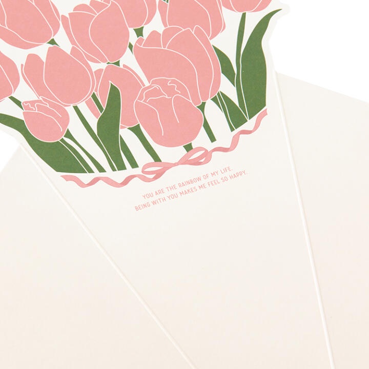 Tấm Thiệp ARTBOX Hàn Quốc Hình Hoa Tulip Xinh Xắn
