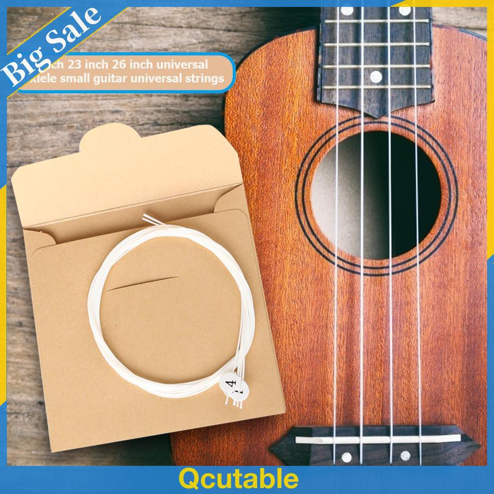 Set 4 Dây Đàn Ukulele 21 23 26 Inch Thay Thế Tiện Dụng