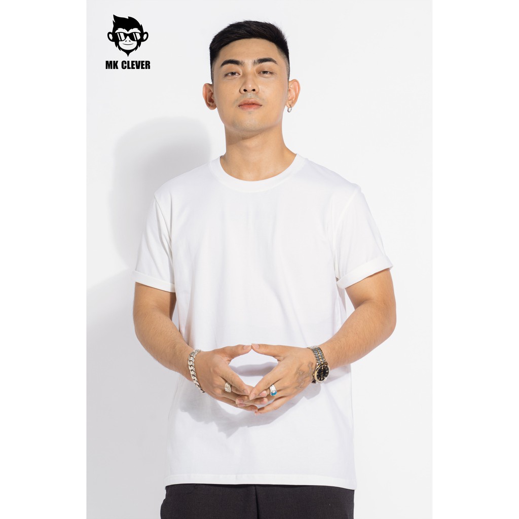 Áo thun trơn MK Clever chất cotton co dãn 4 chiều thấm hút mồ hôi - Form slimfit ôm gọn ATTMK108 | BigBuy360 - bigbuy360.vn