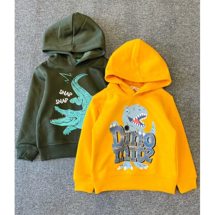 Áo nỉ H.M cho Bé Trai có mũ HODDIE size 1-10Y