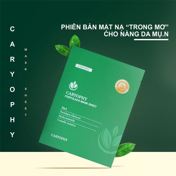 Mặt Nạ Caryophy Portulaca Mask Sheet 3 In 1 (22g)