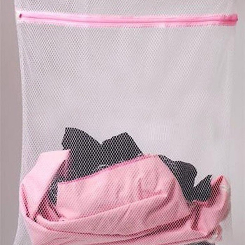 Túi giặt đồ máy giặt, chất liệu sợi lưới dai chắc bền bỉ kích thước 50x60cm - MAMI.TITI