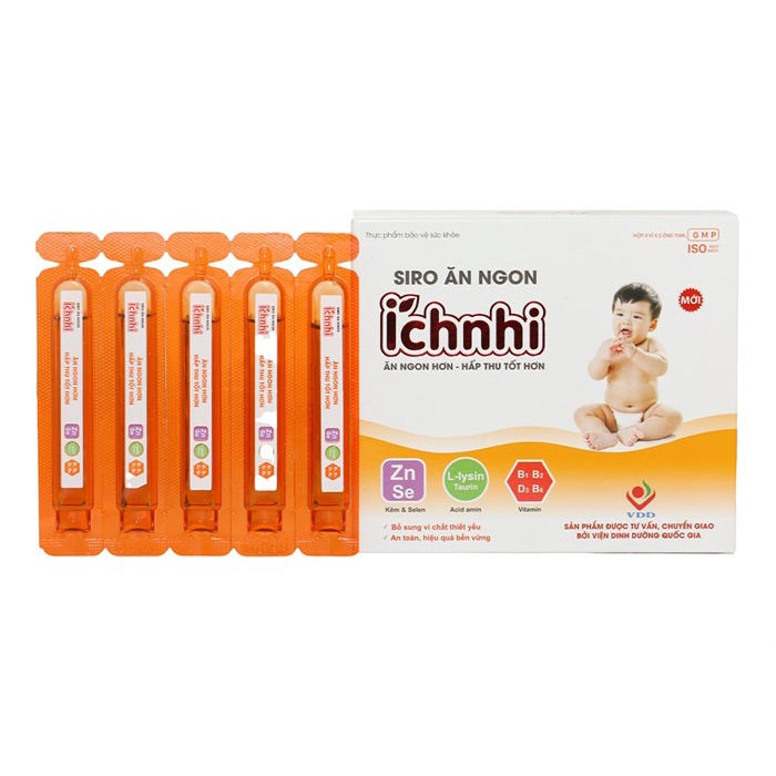 Siro Ăn Ngon Ích Nhi - Giúp trẻ thèm ăn tự nhiên, ăn ngon miệng, ăn nhanh
