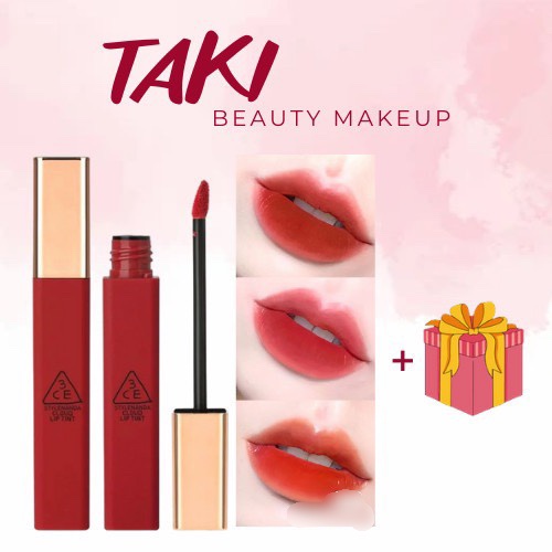 Son 3ce Cloud Lip Tint 4g Vỏ Nhám- Active Lady- Immanence- Neeful- Macaron Red